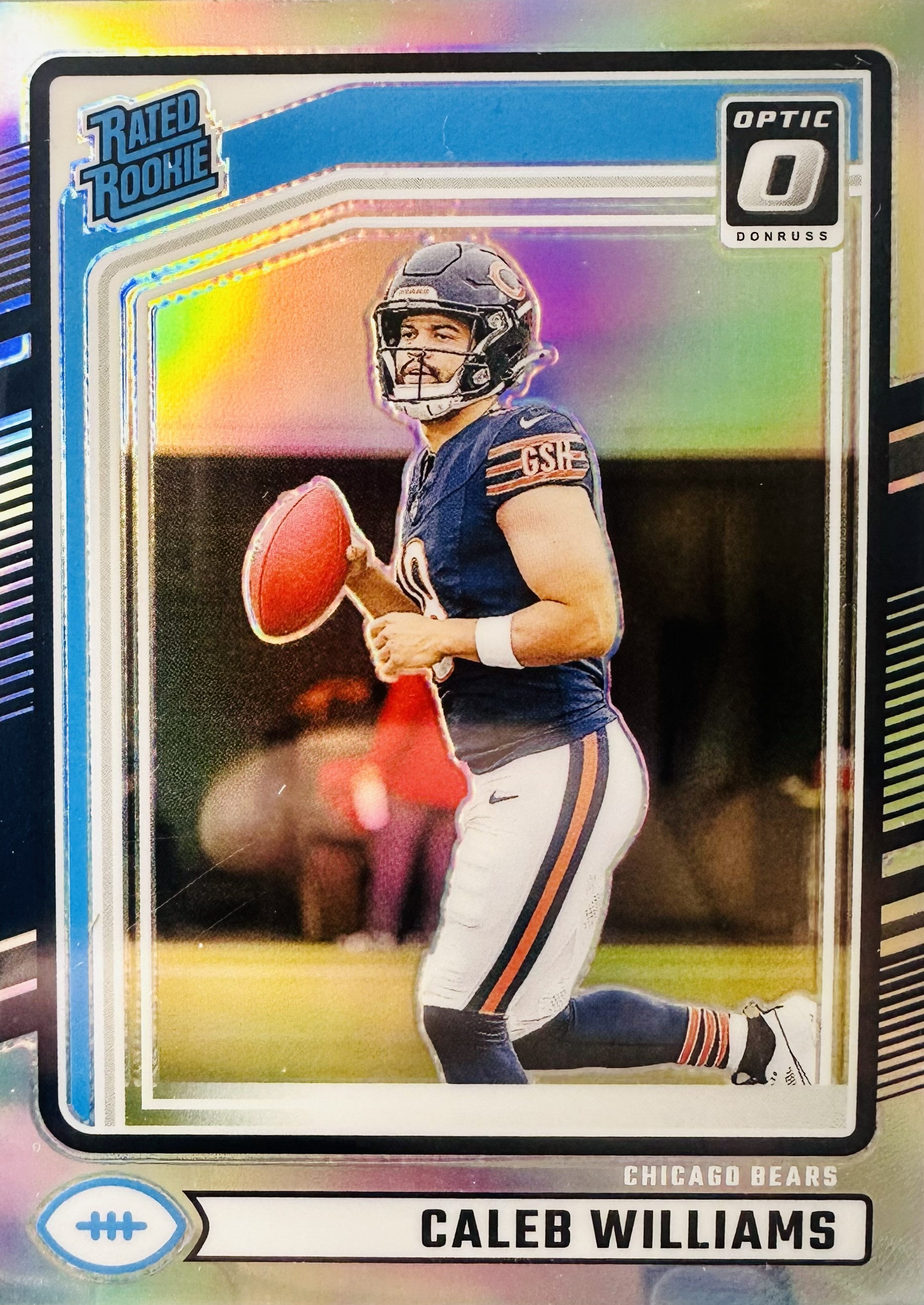 Caleb Williams Donruss Optic Holo
